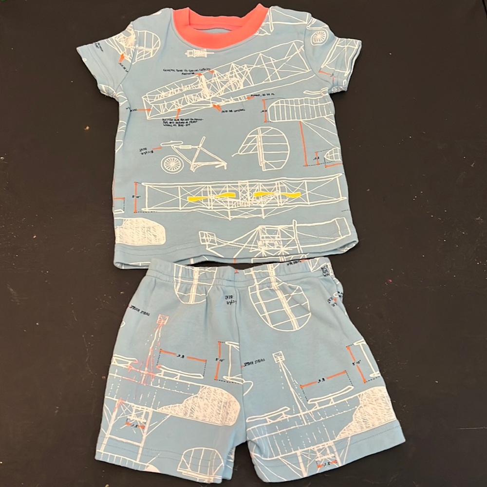 Glow in the dark aviation pajamas